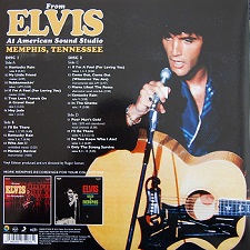 The King Elvis Presley, LP, FTD, 506020-975078, July 18, 2015, At American Sound Studio