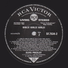 The King Elvis Presley, LP, FTD, 506020-975154-2, August 5, 2021, 2020, Girls Girls Girls