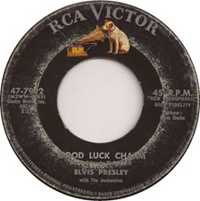 The King Elvis Presley, single, RCA 47-7992, February 27, 1962, Anything That's Part Of You / Good Luck Charm