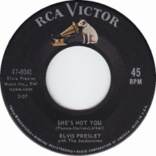 The King Elvis Presley, single, RCA 47-8041, July 17, 1962, Just Tell Her Jim Said Hello / She's Not You