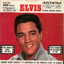One Broken Heart For Sale / They Remind Me Too Much Of You (45)
