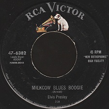 The King Elvis Presley, Single, RCA 47-6382, 1956, Milkcow Blues Boogie / You're a Heartbreaker