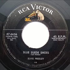 The King Elvis Presley, single, RCA 47-6636, 1956, Blue Suede Shoes / Tutti Frutti