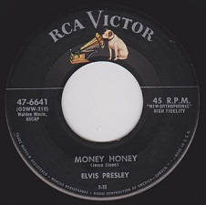 The King Elvis Presley, single, RCA 47-6641, 1956, Money Honey / One Sided Love Affair