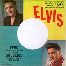 The King Elvis Presley, single, RCA 47-7740, 1960, Stuck On You / Fame And Fortune