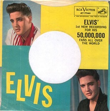 The King Elvis Presley, single, RCA 47-7740, 1960, Stuck On You / Fame And Fortune