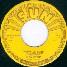 The King Elvis Presley, Sun Side A, Single, That's All Right / Blue Moon Of Kentucky, SUN209, 1954