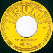 The King Elvis Presley, Sun Side B, Single, That's All Right / Blue Moon Of Kentucky, SUN209, 1954