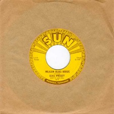 The King Elvis Presley, Sun Cover, Single, Milkcow Blues Boogie / You're a Heartbreaker, SUN215, 1954