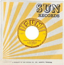The King Elvis Presley, Single, sun217, 1955, Baby Let's Play House / I'm Left, You're Right, She's Gone