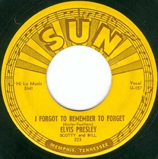 The King Elvis Presley, Sun Side B, Single, Mystery Train / I Forgot To Remember To Forget, sun223, 1955