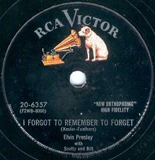 The King Elvis Presley, Single, RCA 20-6357, 1955, Mystery Train / I Forgot To Remember To Forget