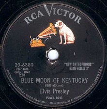 The King Elvis Presley, Sun Cover, Single, That's All Right / Blue Moon Of Kentucky, rca206380, 1956