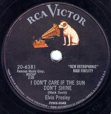 The King Elvis Presley, Single, RCA 20-6381, 1956, Good Rockin' Tonight / I Don't Care If The Sun Don't Shine