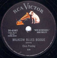 The King Elvis Presley, Single, RCA 20-6382, 1956, Milkcow Blues Boogie / You're a Heartbreaker