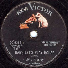 The King Elvis Presley, Single, RCA 20-6383, 1956, Baby Let's Play House / I'm Left, You're Right, She's Gone