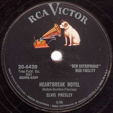 The King Elvis Presley, Single, RCA 20-6420, 1956, Heartbreak Hotel / I Was The One