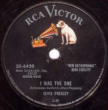 The King Elvis Presley, Single, RCA 20-6420, 1956, Heartbreak Hotel / I Was The One