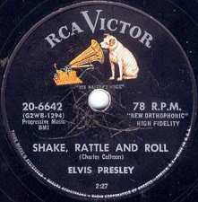 The King Elvis Presley, single78, RCA 20-6642, 1956, Lawdy Miss Clawdy / Shake Rattle and Roll