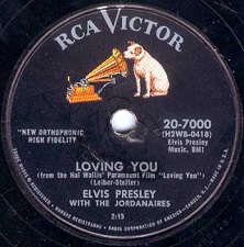 The King Elvis Presley, single78, RCA 20-7000, 1957, (Let Me Be Your) Teddy Bear / Loving You