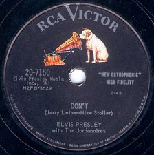 The King Elvis Presley, single78, RCA 20-7150, 1958, Don't / I Beg of You