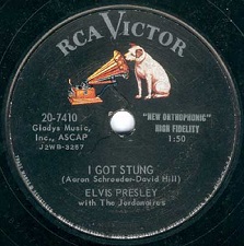 The King Elvis Presley, single78, RCA 20-7410, 1958, One Night / I Got Stung